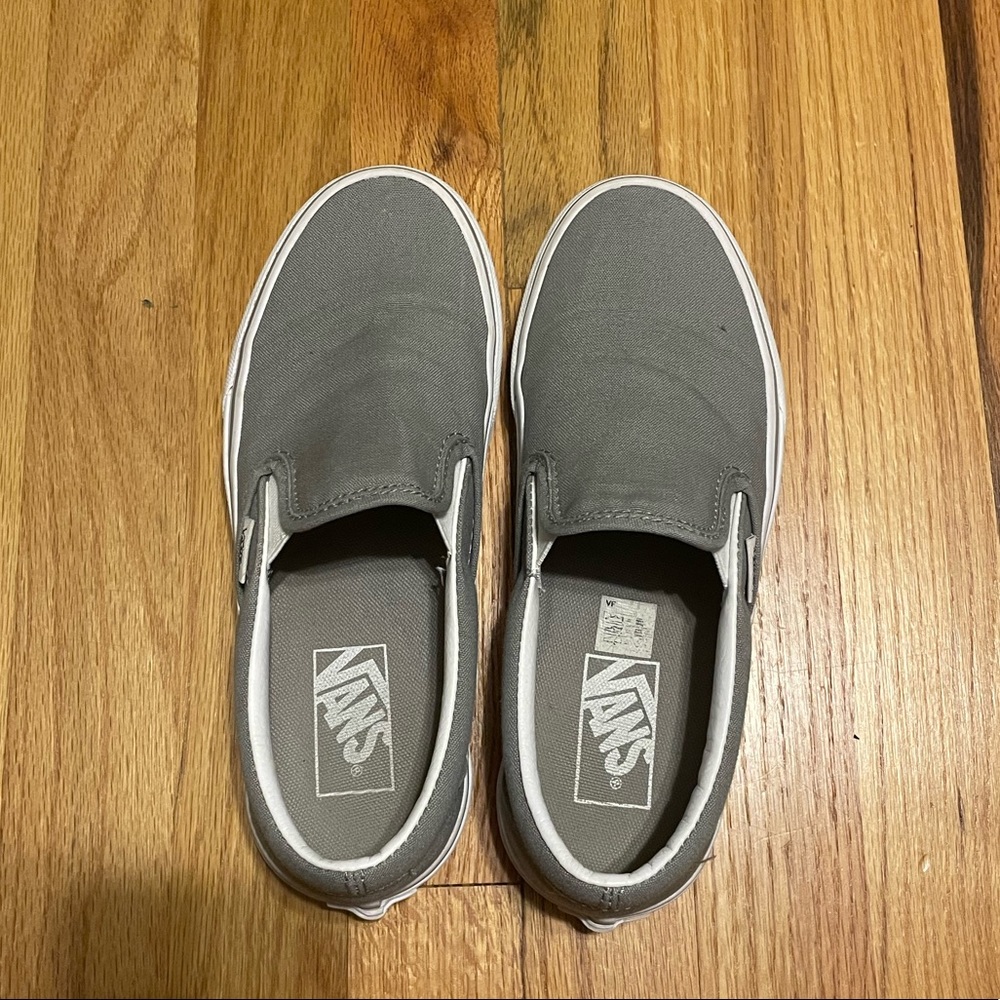 GOOD CONDITION GREY VANS